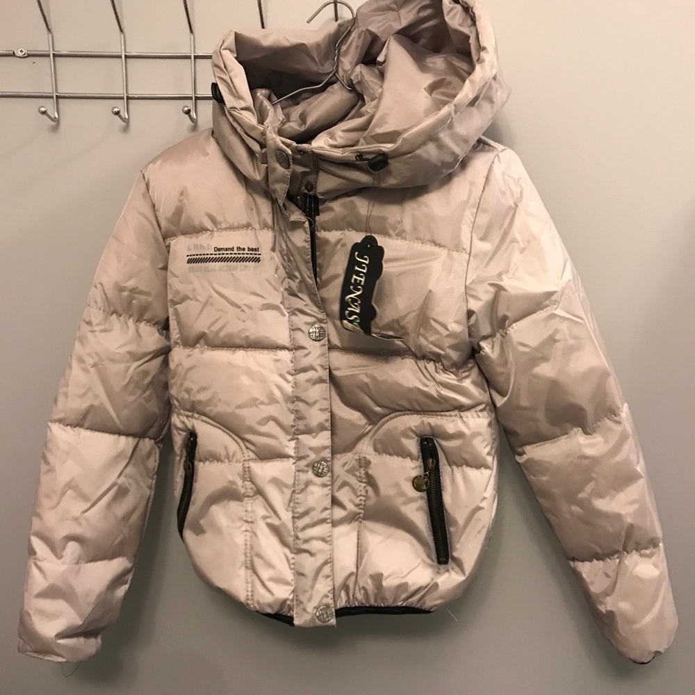 Cute kids winter puffer jacket